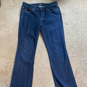 Ann Taylor Loft Dark Wash Boot cut Jeans